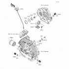 Mule SX (KAF400-JHF) Масляный насос  /  масляный фильтр