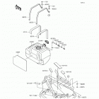 Teryx (KRF800-FHF) Топливный бак