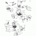 Teryx4 LE (KRT800-GHF) Детали рамы (фронт)