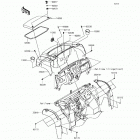 Mule SX 4X4 SE (KAF400-NHF) Крыло переднее