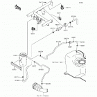 Mule SX 4X4 (KAF400-HHF) Испарительная система топлива
