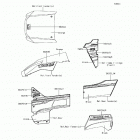 Teryx LE (KRF800-GHF) Decals(orange)(ghf)