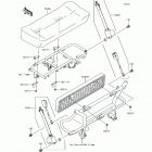Mule SX 4X4 (KAF400-HHF) Сиденье