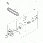 Mule 4010 Trans4x4 (KAF620-RHF) Driven converter  /  drive belt