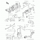 Mule 4010 Trans4x4 (KAF620-RHF) Лейбл предостережения