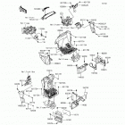 Teryx4 (KRT800-FHF) Детали рамы (фронт)