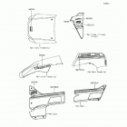 Teryx4 (KRT800-FHF) Decals(black)(fhf)