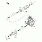 Mule SX (KAF400-JHF) Задняя ось