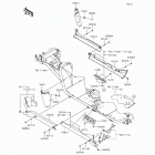 Mule 4010 Trans4x4 SE (KAF620-VHF) Боковые крышки  /  крышка цепи
