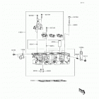 Mule PRO-FXT EPS LE (KAF820-CHF) Головка цилиндров