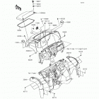Mule SX 4X4 (KAF400-HHF) Крыло переднее