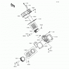 Teryx4 LE (KRT800-GHF) Цилиндр(ы) /  поршень