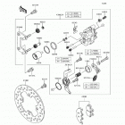 MULE PRO-DXT (KAF1000-AHF) Задний тормоз