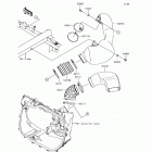 MULE PRO-DX (KAF1000-DHF) Air cleaner-belt converter