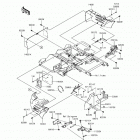 Mule SX 4X4 SE (KAF400-NHF) Детали рамы (зад.)