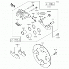 Teryx LE (KRF800-GHF) Передний тормоз