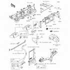 Mule 4010 Trans4x4 SE (KAF620-VHF) Лейбл предостережения