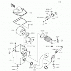 Mule SX 4X4 (KAF400-HHF) Air cleaner(cn)