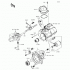 MULE PRO-DXT (KAF1000-AHF) Механизм переключения передач