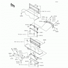 Mule 4010 Trans4x4 SE (KAF620-VHF) Заднее крыло