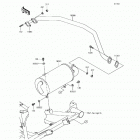 Mule SX 4X4 (KAF400-HHF) Глушитель