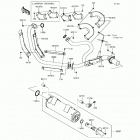 Teryx Camo (KRF800-HHF) Глушитель