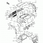 Mule PRO-FXT EPS LE (KAF820-CHF) Крыло переднее