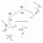 Z17VBE99AR/AL RZR 1000 60 INCH PS Suspension, stabilizer bar, front