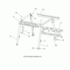 R17RMA50A4/250A1 RGR 499, 500, ETX ,2WD HDPE Chassis, cab frame