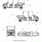 R17RVAD1A1 RANGER 1000 DIESEL CREW Кузов Наклейки