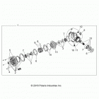 R17RT_99 RGR 1000 XP ALL OPTIONS Drive train, front gearcase internals