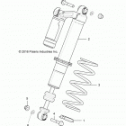 R17RGE99A7/A9/AW/AM POLARIS GENERAL 1000 EPS Suspension, front shock mounting
