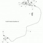 R17RT_99 RGR 1000 XP ALL OPTIONS Drive train, shift lever and cable