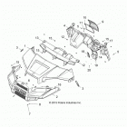 R17RMA57A1/A9/E57AK RGR 570 Body, hood, dash and grill
