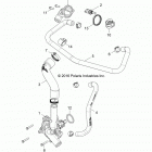 R17RT_99 RGR 1000 XP ALL OPTIONS Engine, waterpump and bypass