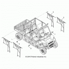 R16RUA/RUE/RVA/RVE RANGER CREW 900 ALL OPTIONS Body, side nets