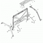 R16B1PD1AA/2P RANGER HST Chassis, cab frame