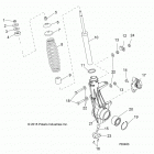 R16RDA57A1/B1 RANGER 570-6, FULL SIZE CREW Передние аммортизаторы