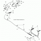 R16B1PD1AA/2P RANGER HST Drive train, throttle pedal