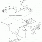 Z17VAA87/E87/X87 RZR 900 50/55 INCH ALL OPTIONS Brakes, brake lines and master cylinder