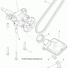 Z17VD_99AB/AK/AM/AW/LW/AZ RZR XP 1000 Маслянный насос