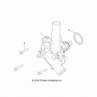Z17VAA87/E87/X87 RZR 900 50/55 INCH ALL OPTIONS Engine, cooling, waterpump