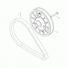 Z17VAA87/E87/X87 RZR 900 50/55 INCH ALL OPTIONS Вторичная муфта сцепления