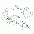 Z17VBE99AR/AL RZR 1000 60 INCH PS Engine, exhaust system