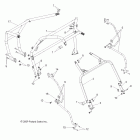 R09VH76AX RANGER RZR Chassis, cab frame and side bars