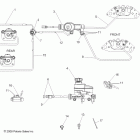 R09HH68/HY68 RANGER 4X4 700 EFI ALL OPTIONS Brakes, lines and master cylinder