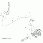 R09RB50AF RANGER 2X4 500 CARB Brakes, park brake asm.