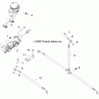 R11VA17AA RANGER RZR 170 Brakes, master cylinder and brake lines