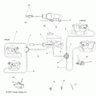 R09RF68AF/AR/AZ RANGER 6X6 700 EFI Brakes, lines and master cylinder