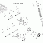 R09RF68AF/AR/AZ RANGER 6X6 700 EFI Suspension, a-arms, mid drive